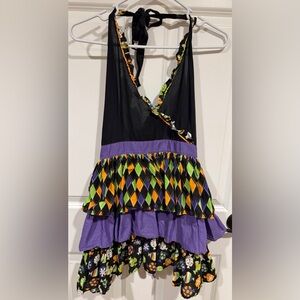 2011 Brother Sister Design Studio HALLOWEEN APRON Ruffles Kitchen Cooking Baking